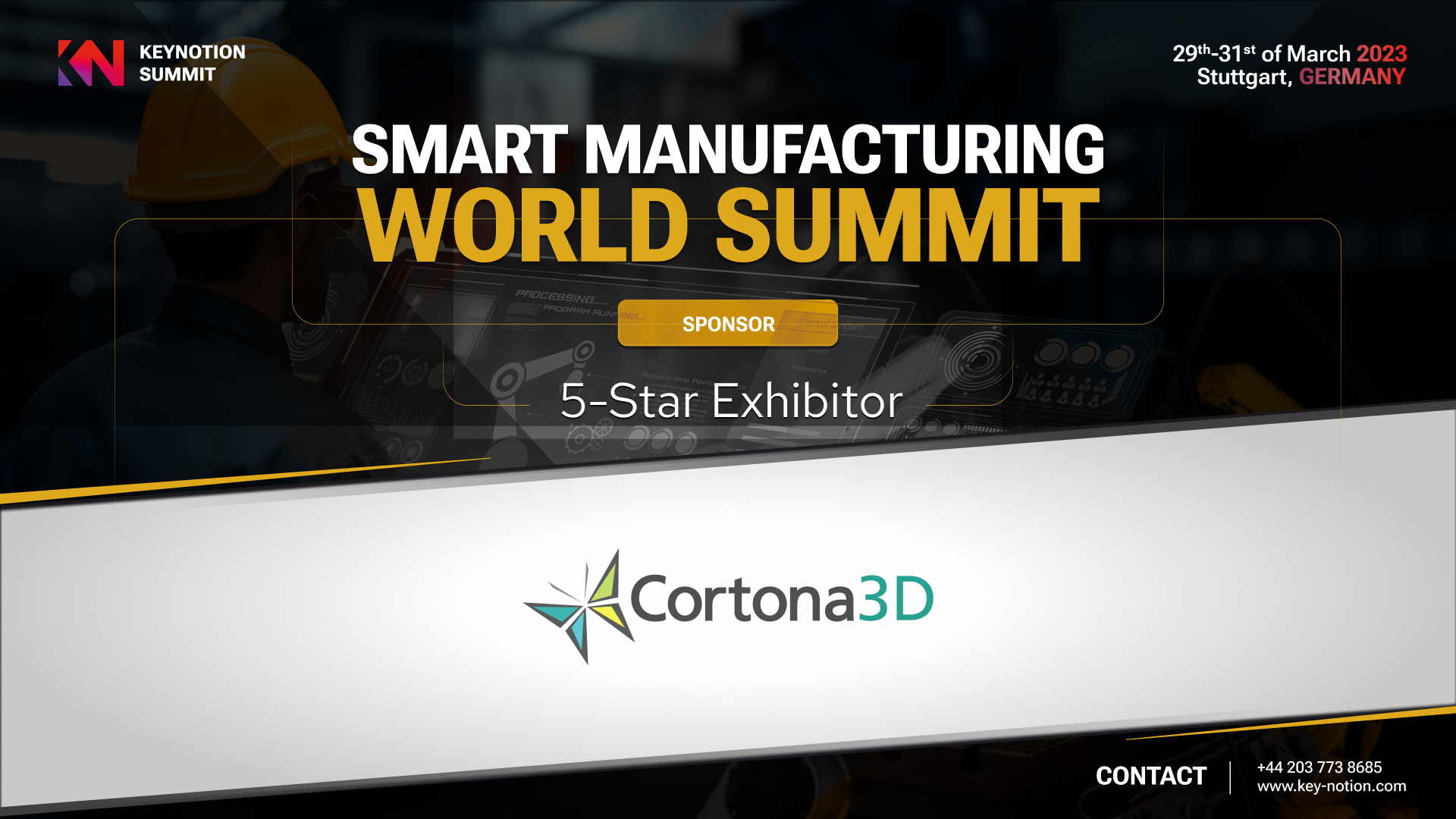 Smart Manufacturing World Summit 2023